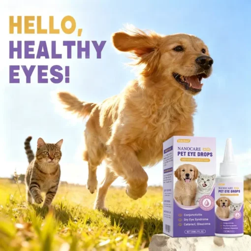 Zakdavi™ NanoCare Pet Eye Drops-Relieves Conjunctivitis, Dry Eyes, Cataracts, and Keratitis